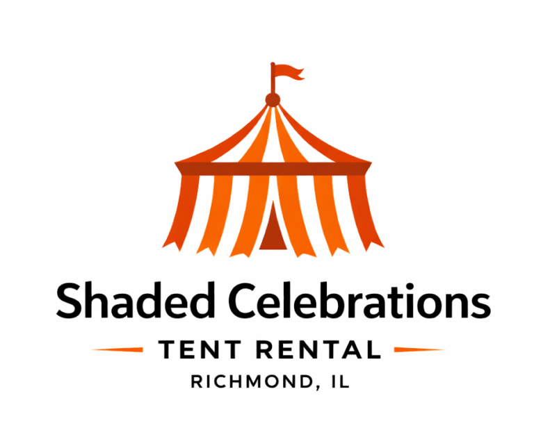 Shaded Celebrations Tent Rental in Richmond Illinois