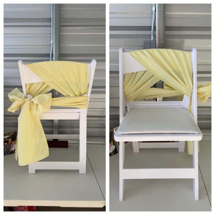 Garden Chair With Sash