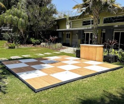 IMG 5535 1754873854 Light Maple & Slate White Dance Floor 3’x3’ Panels