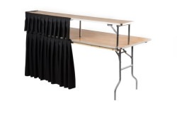 8’ Bar Riser with Skirting